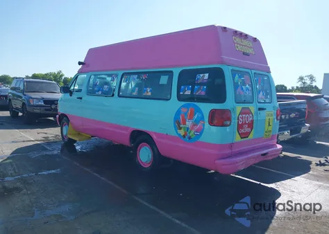 1996 Dodge Ram Van B3500 из США, поврежденный, VIN 2B7KB31Z0TK153403